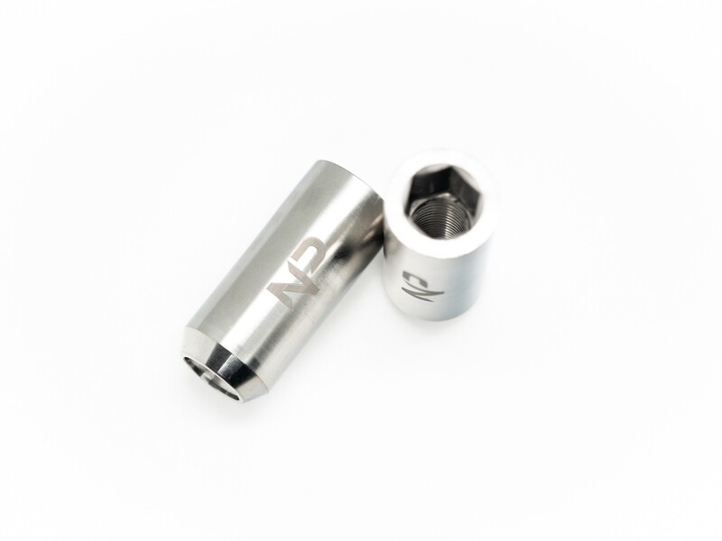 Titanium wheel bolts and nuts