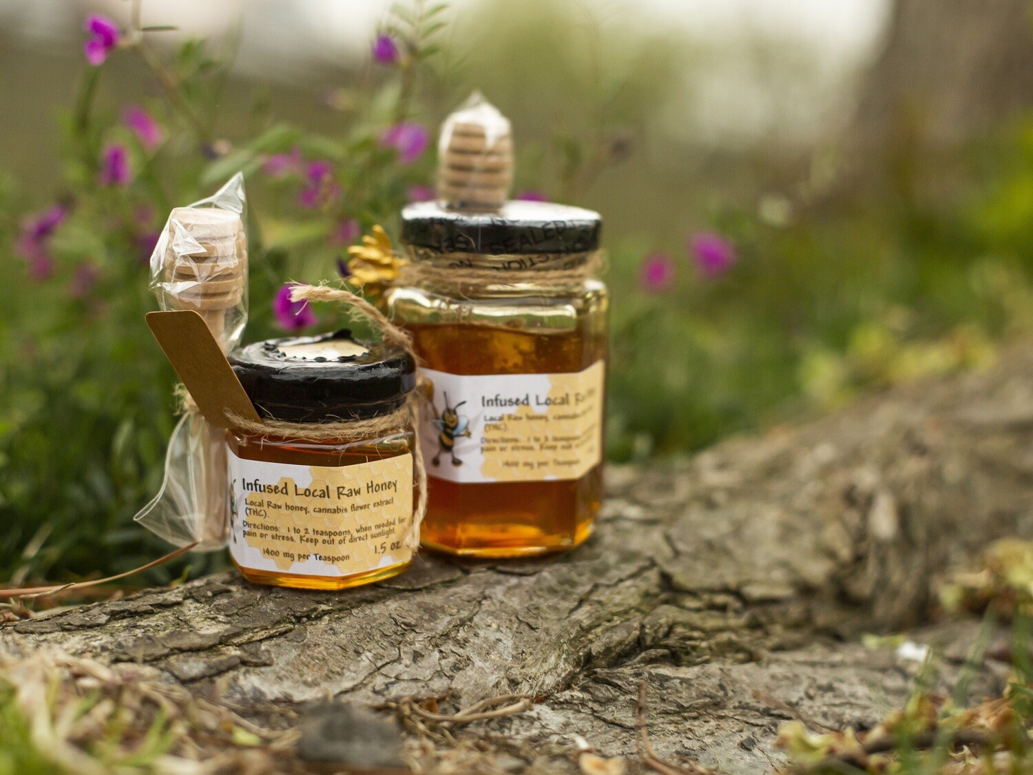 Infused Raw local honey