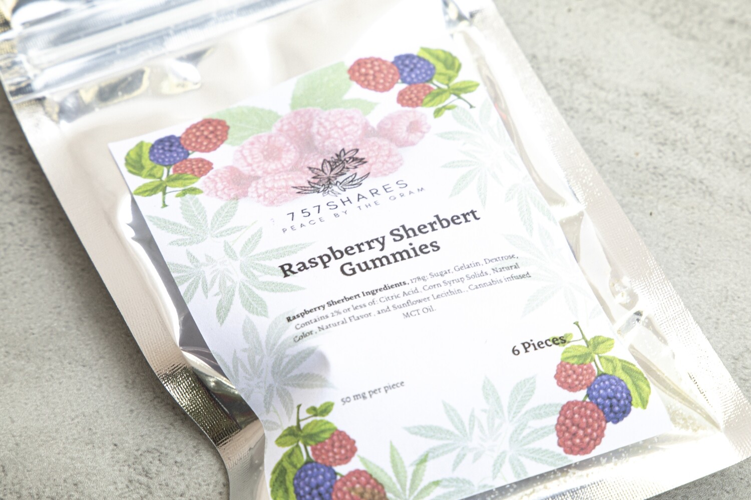 Raspberry Sherbert Gummies