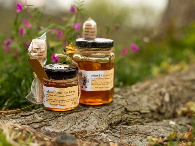 Infused Raw local honey