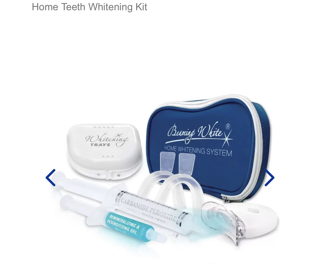 Deluxe At Home Whitening Kit