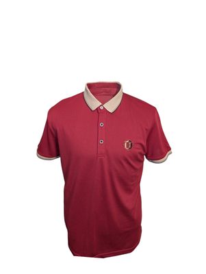 Burgundy Polo Style Shirt
