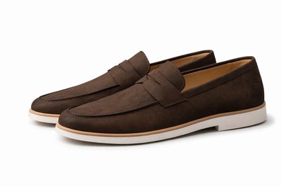 MANINO Classic Brown Penny Loafer