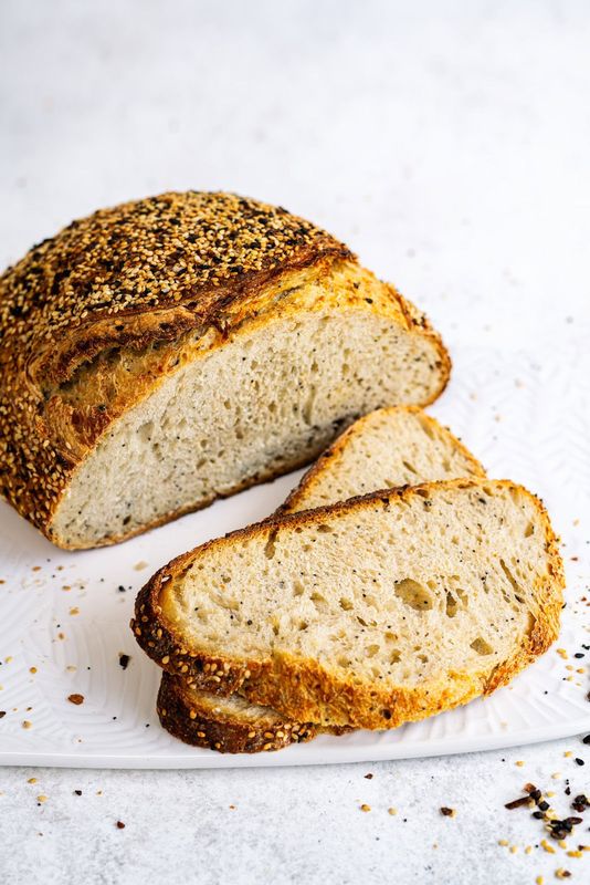 Sourdough with Garlic Mix Loaf