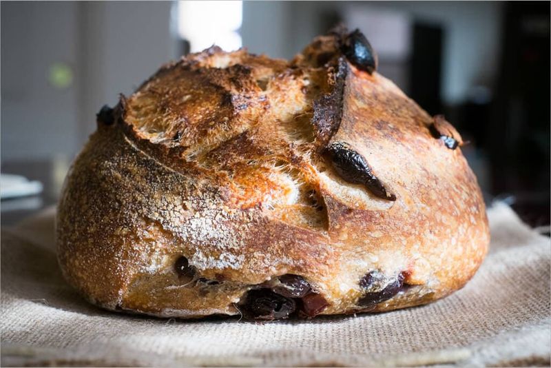 Sourdough with Black Olives Loaf
