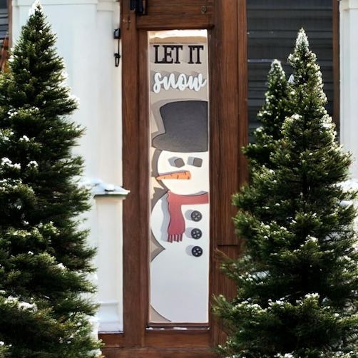 Christmas/ Winter Porch Leaner