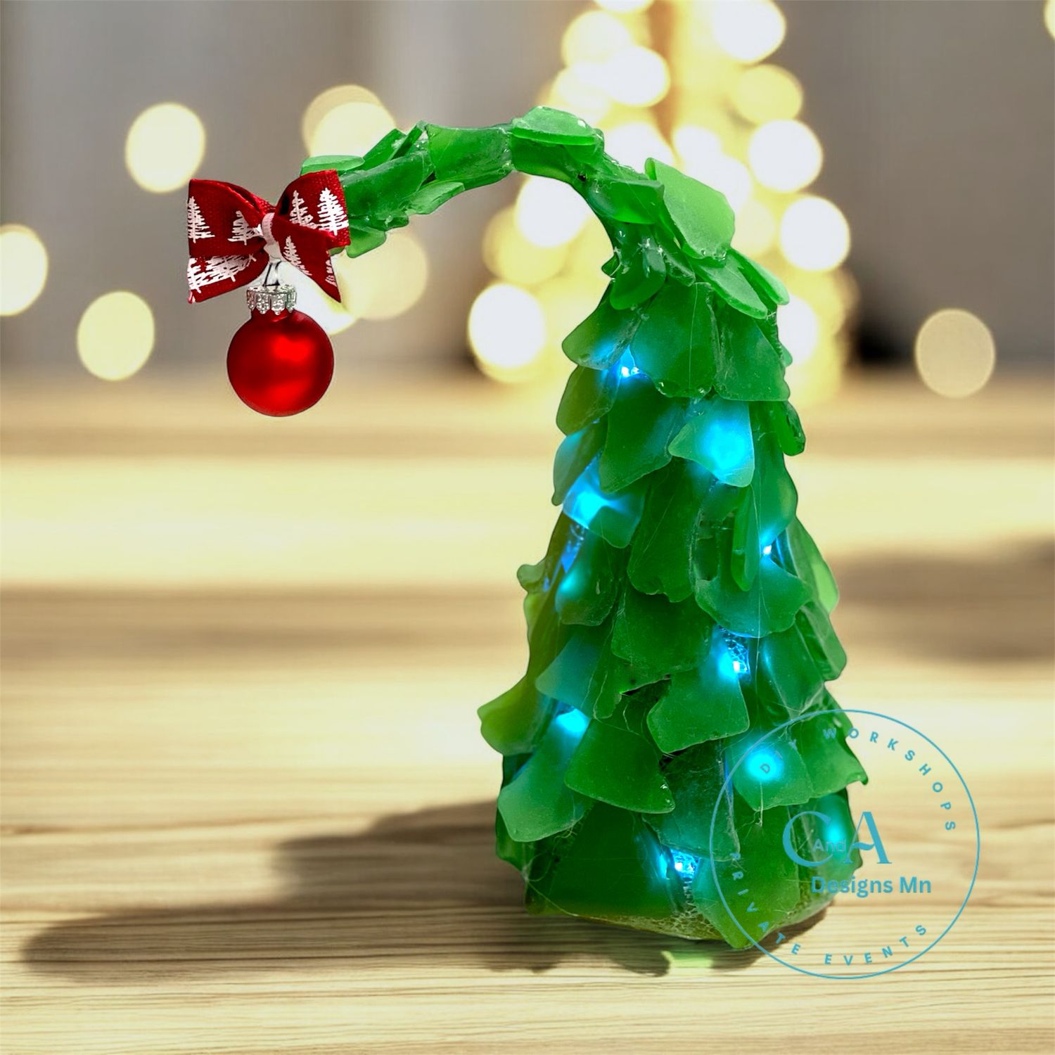 Sea Glass Christmas Tree-December Class