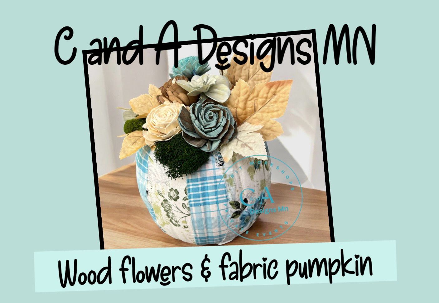 Sola Flower &amp; Fabric Pumpkin Decoration DIY Class