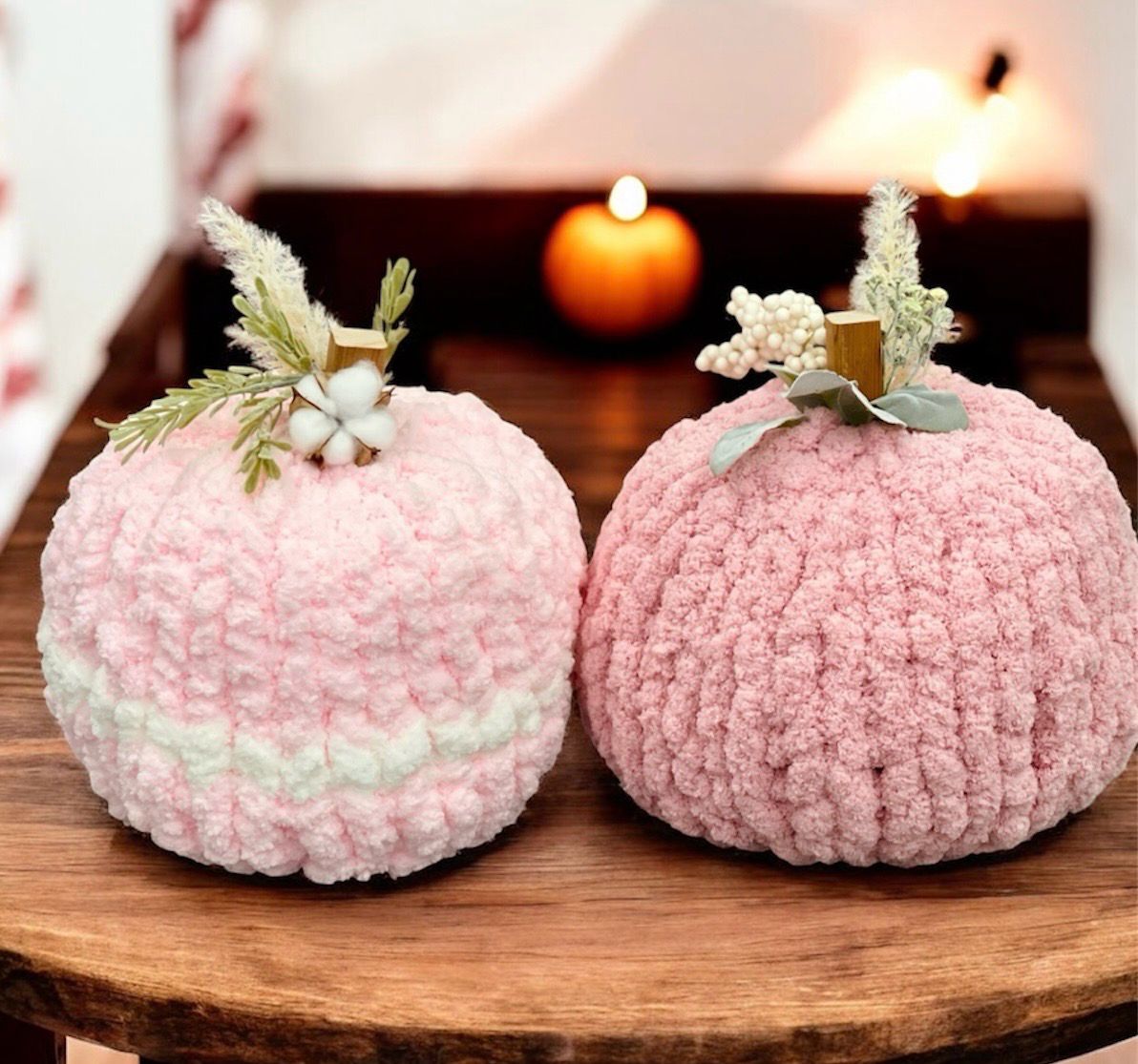 Chunky Knit Trio Pumpkin 🎃 Class-10/27