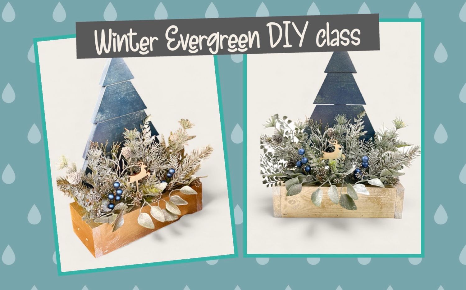 Winter Evergreen Centerpiece