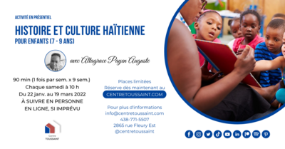 HISTOIRE ET CULTURE HAÏTIENNE (TI ZANFAN) HISTOIRE ET CULTURE HAÏTIENNE (TI ZANFAN)