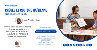 CRÉOLE ET CULTURE HAÏTIENNE (GRAN ZANFAN) CRÉOLE ET CULTURE HAÏTIENNE (GRAN ZANFAN)