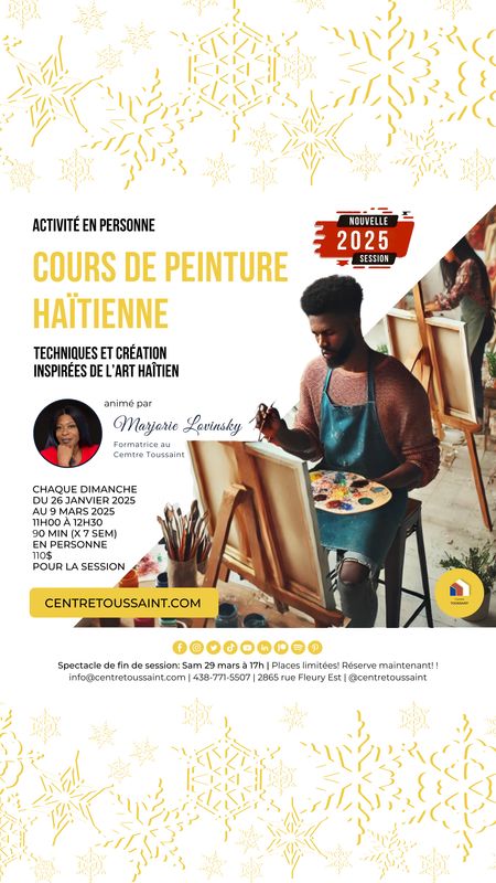 COURS DE PEINTURE HAÏTIENNE