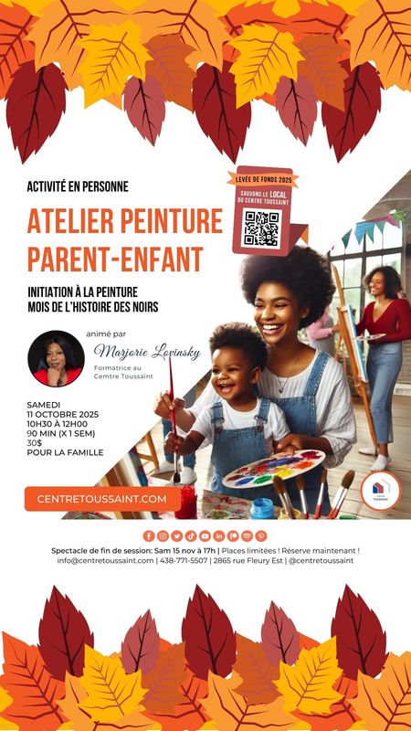 ATELIER DE PEINTURE PARENT-ENFANT