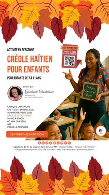 ÉCOLE HAÏTIENNE : CRÉOLE