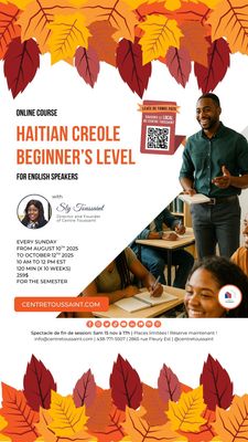 BEGINNER HAITIAN CREOLE - ONLINE