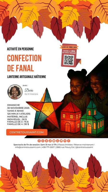 ATELIER: CONFECTION DE FANAL
