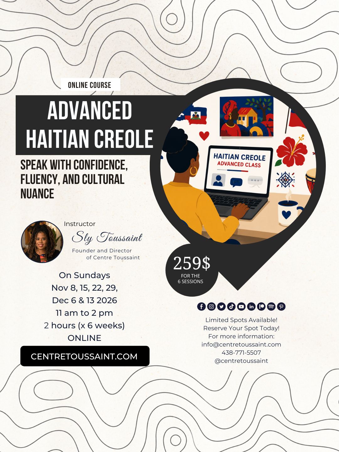 ADVANCED HAITIAN CREOLE - ONLINE ADVANCED HAITIAN CREOLE - ONLINE