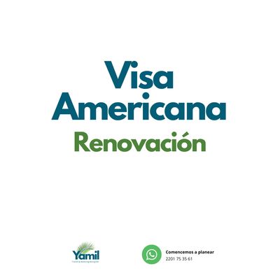 Renovación de visa americana