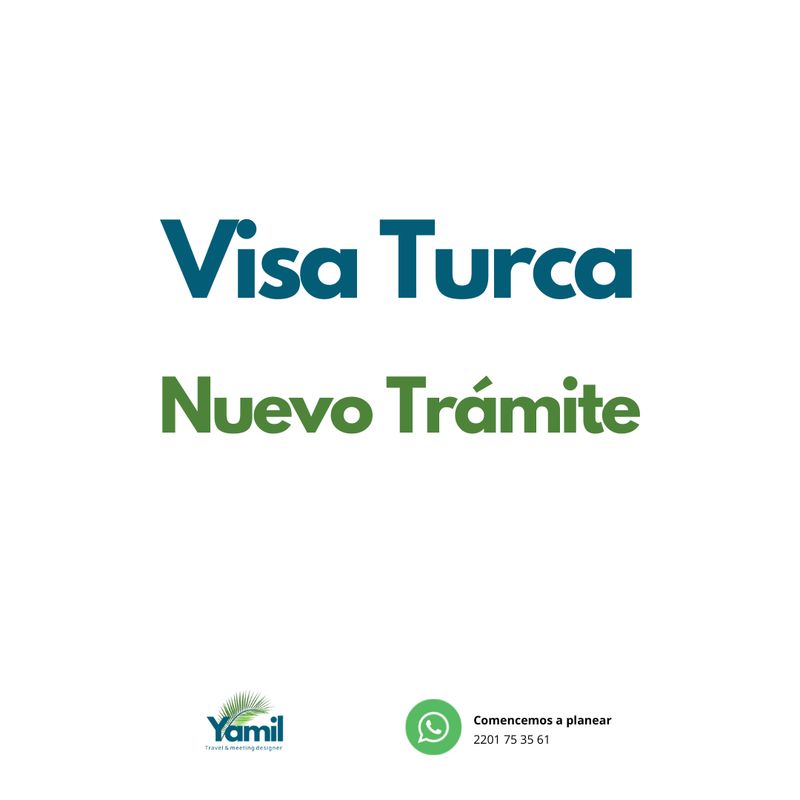 Apoyo en trámite de visa Turca