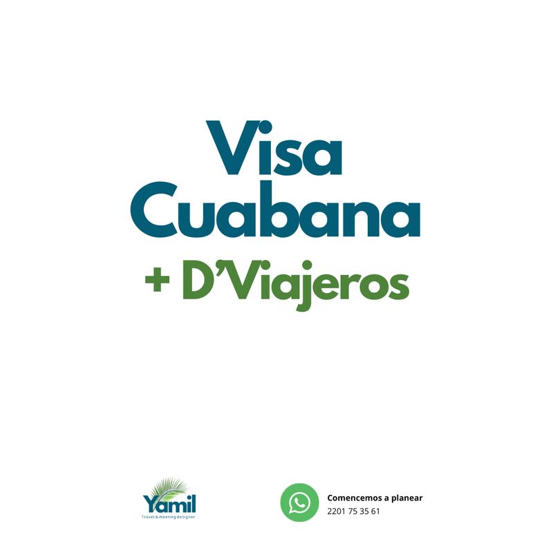 TRÁMITE DE VISA CUBANA + D&#39;Viajeros