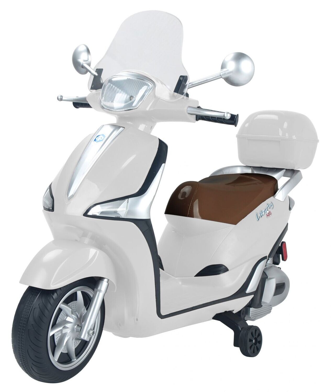 Moto Elettrica per Bambini Piaggio Liberty 12V Bianco