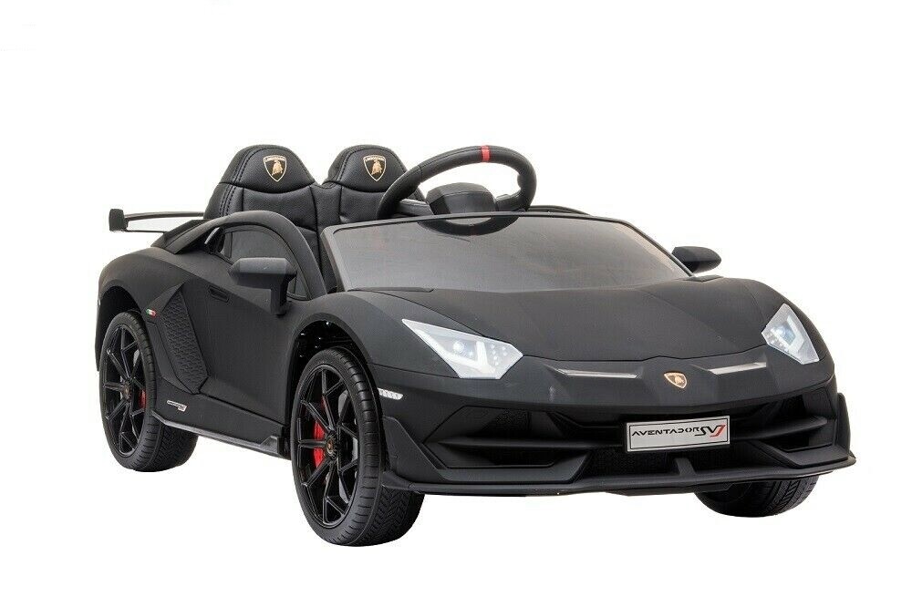 Auto Elettrica per Bambini Lamborghini Aventador 12V Nero Matto