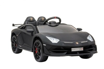 Auto Elettrica per Bambini Lamborghini Aventador 12V Nero Matto