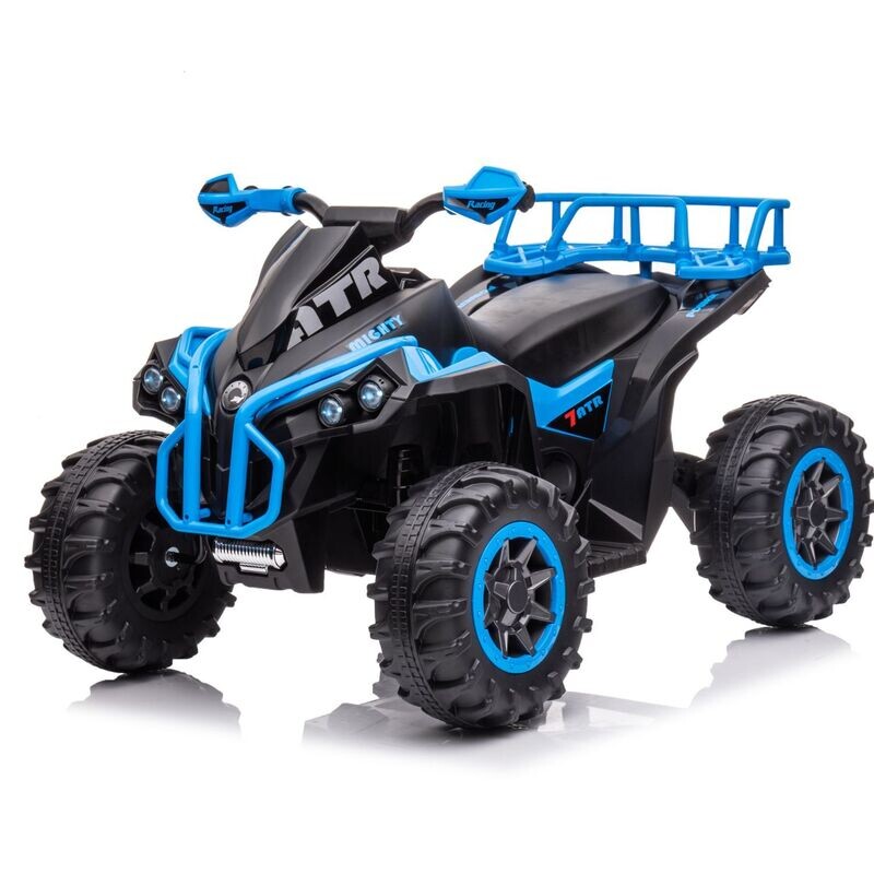 Quad ATV Elettrico per Bambini con Telecomando 12V Blu