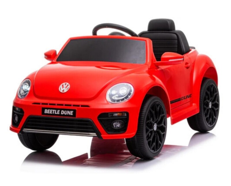 Auto Elettrica per Bambini Volkswagen Beetle 12V Rosso