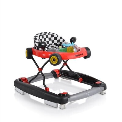 Cangaroo Girello Formula Uno Prixy con Funzione Dondolo Luci e Suoni Rosso