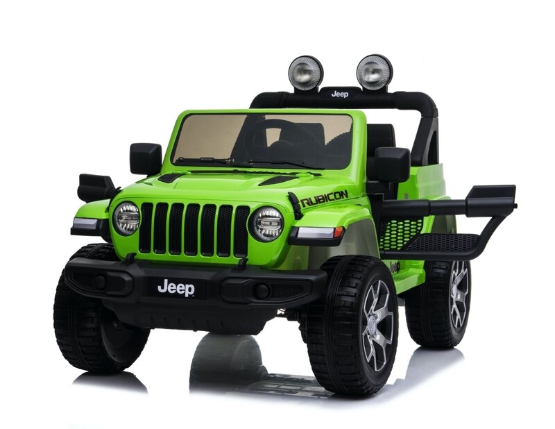 Auto Elettrica per Bambini Jeep Rubicon 12V Verde