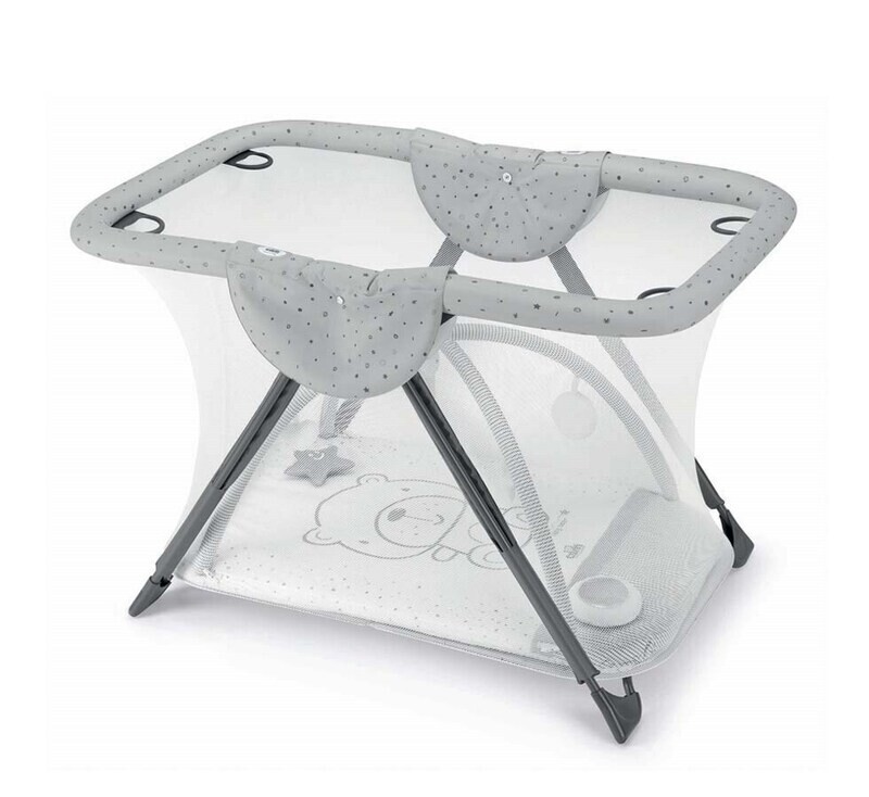 Cam Box Millegiochi con Tappeto Gioco Teddy Grigio