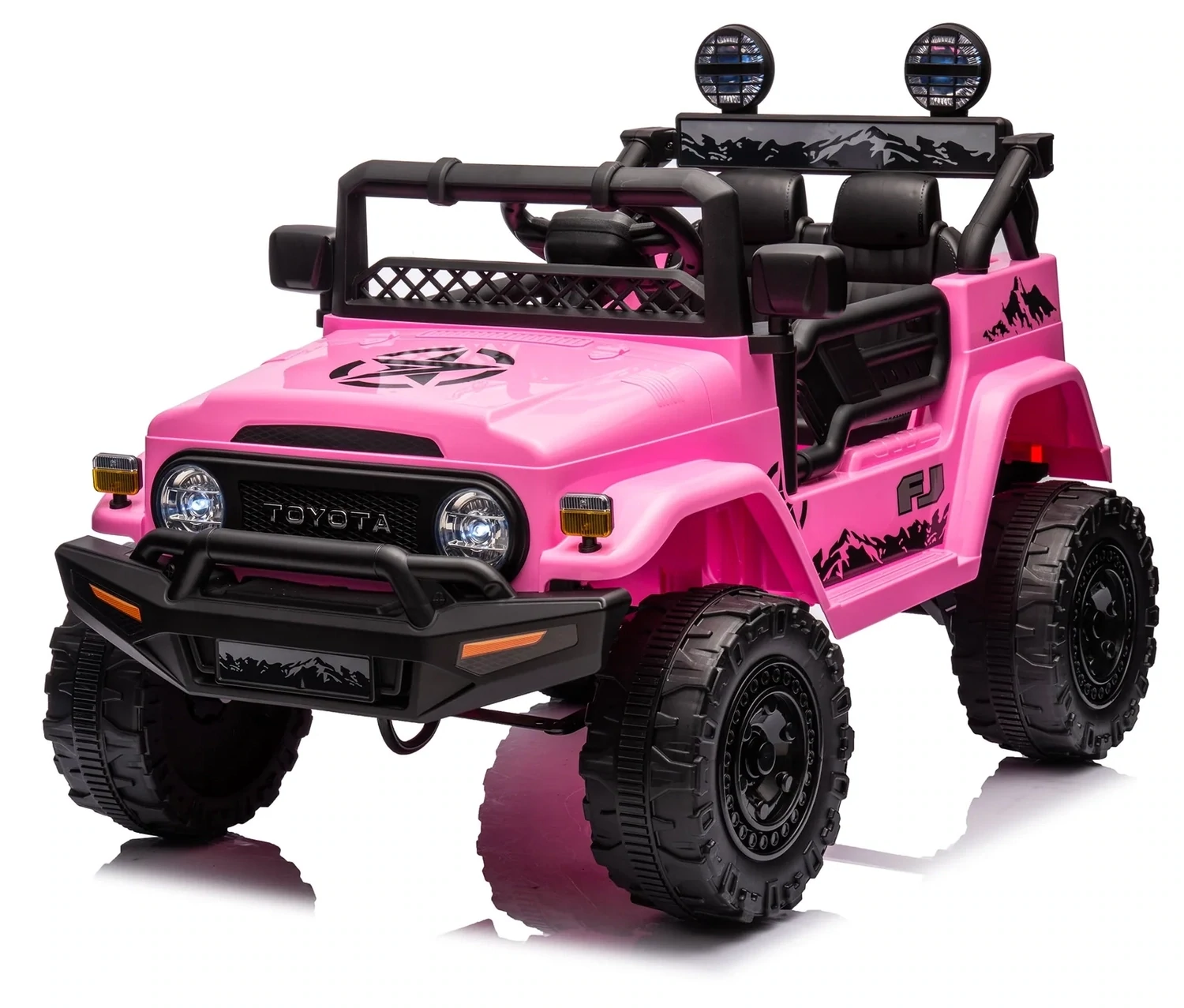 Auto Elettrica per Bambini Toyota Cruiser 12V Rosa