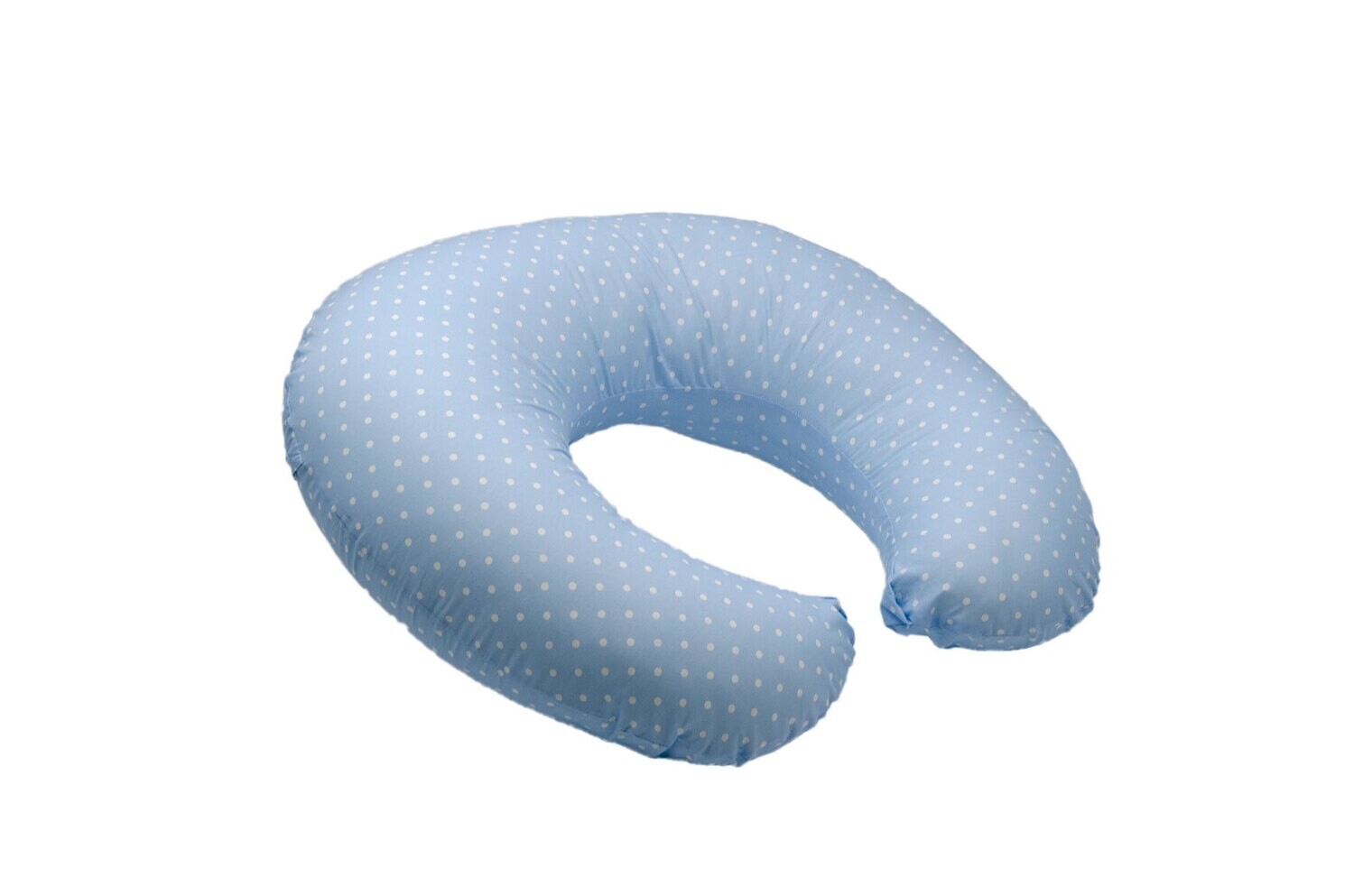 Cuscino Allattamento Cuoricini Azzurro Billo e Pallina