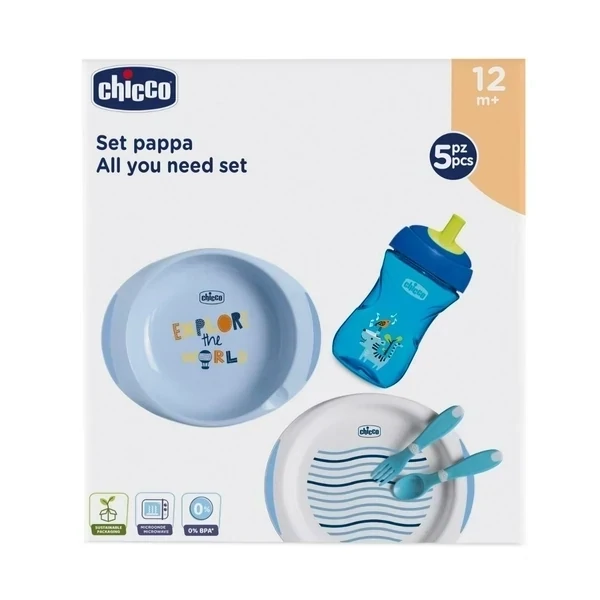 SET PAPPA AZZ 5 PZ CHICCO