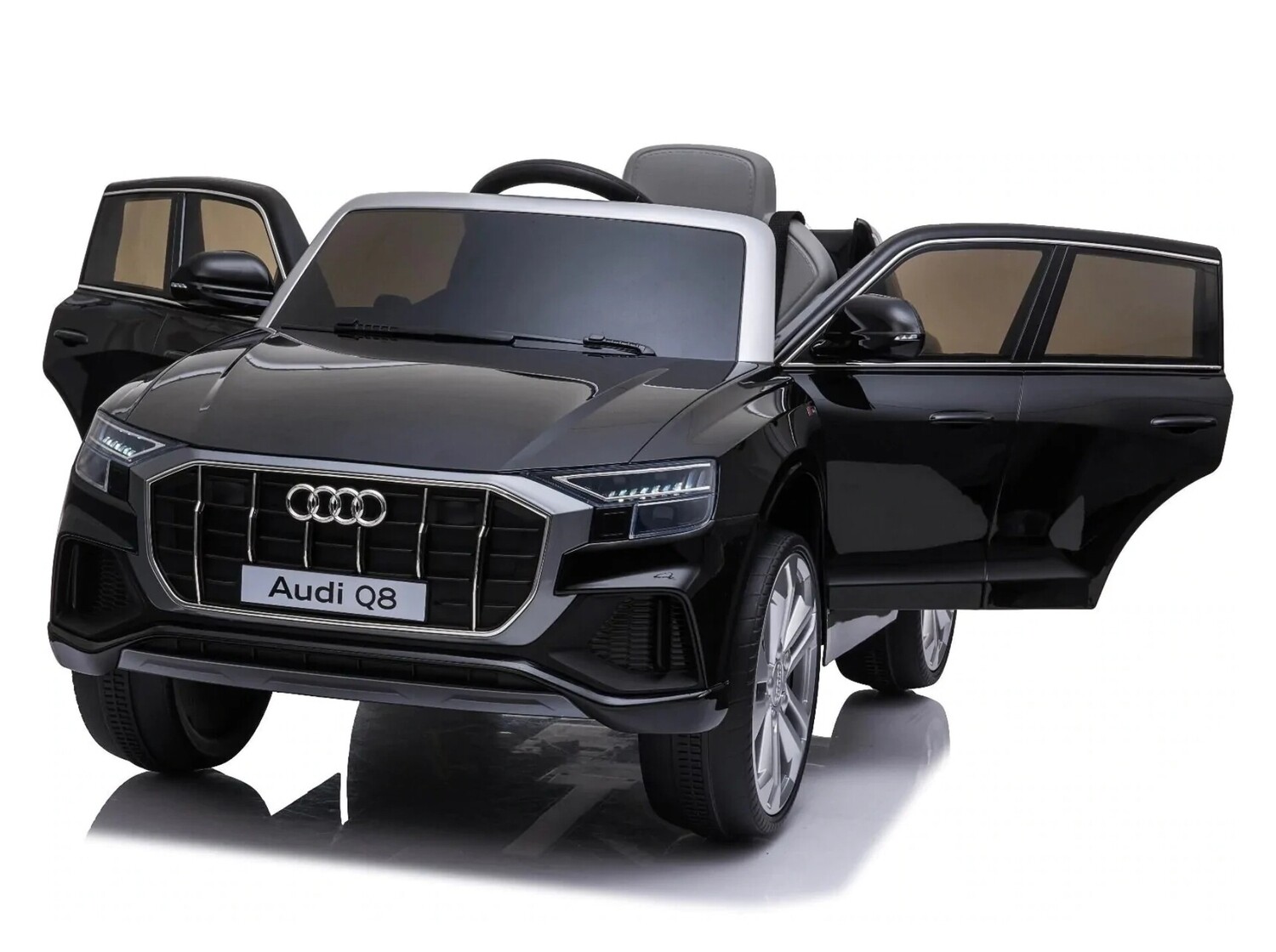 Auto Elettrica per Bambini Audi Q8 12V Nera