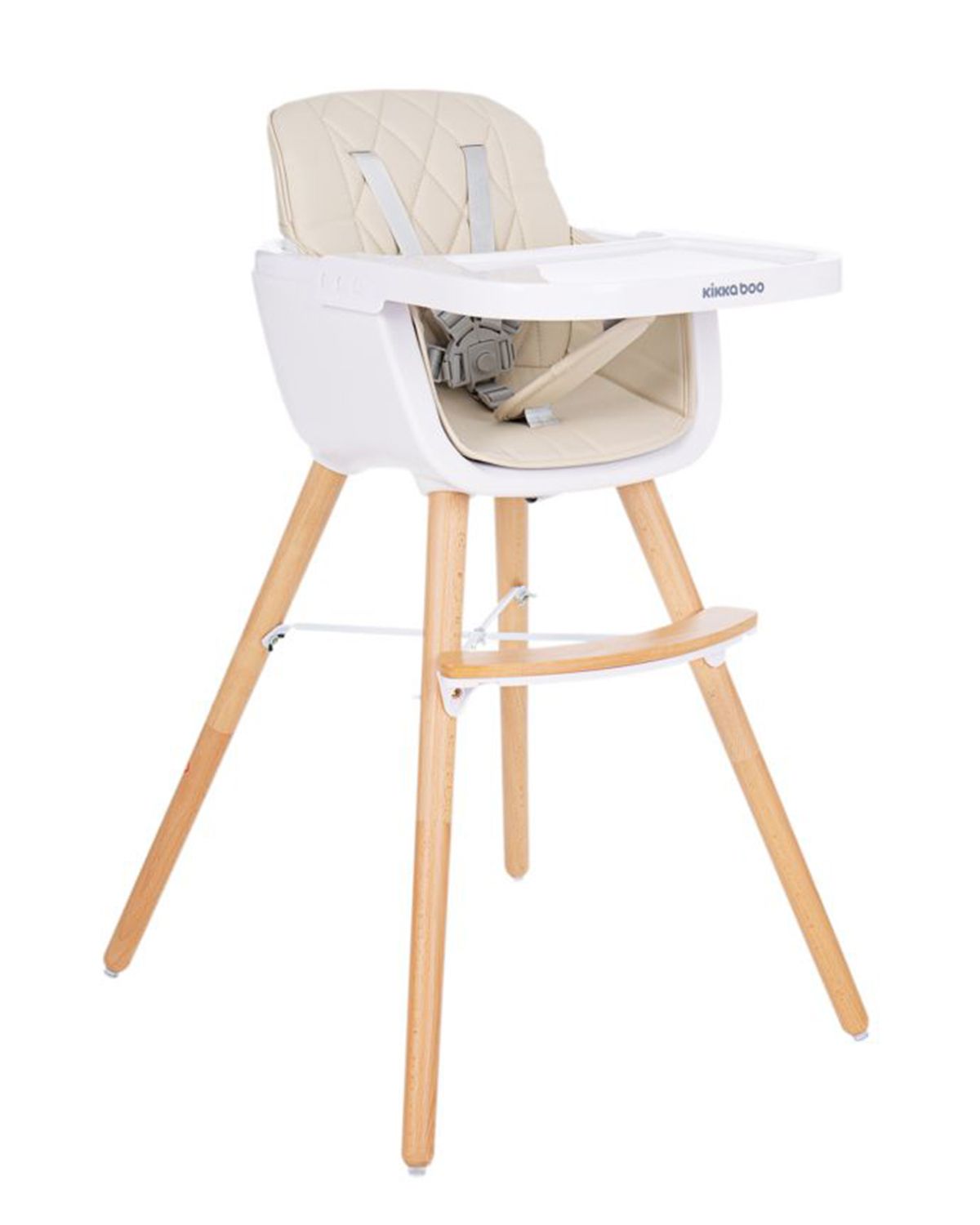 Kikkaboo Seggiolone Woody 2 in 1 Beige