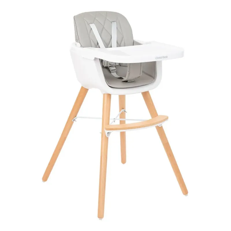 Kikkaboo Seggiolone Woody 2 in 1 Grigio