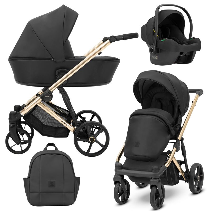 Trio Kunert Arizo Premium Nero Ecopelle