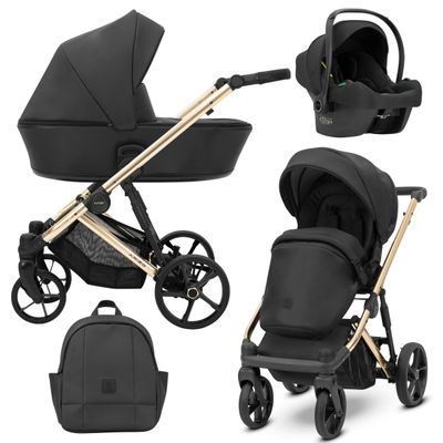 Trio Kunert Arizo Premium Nero Ecopelle