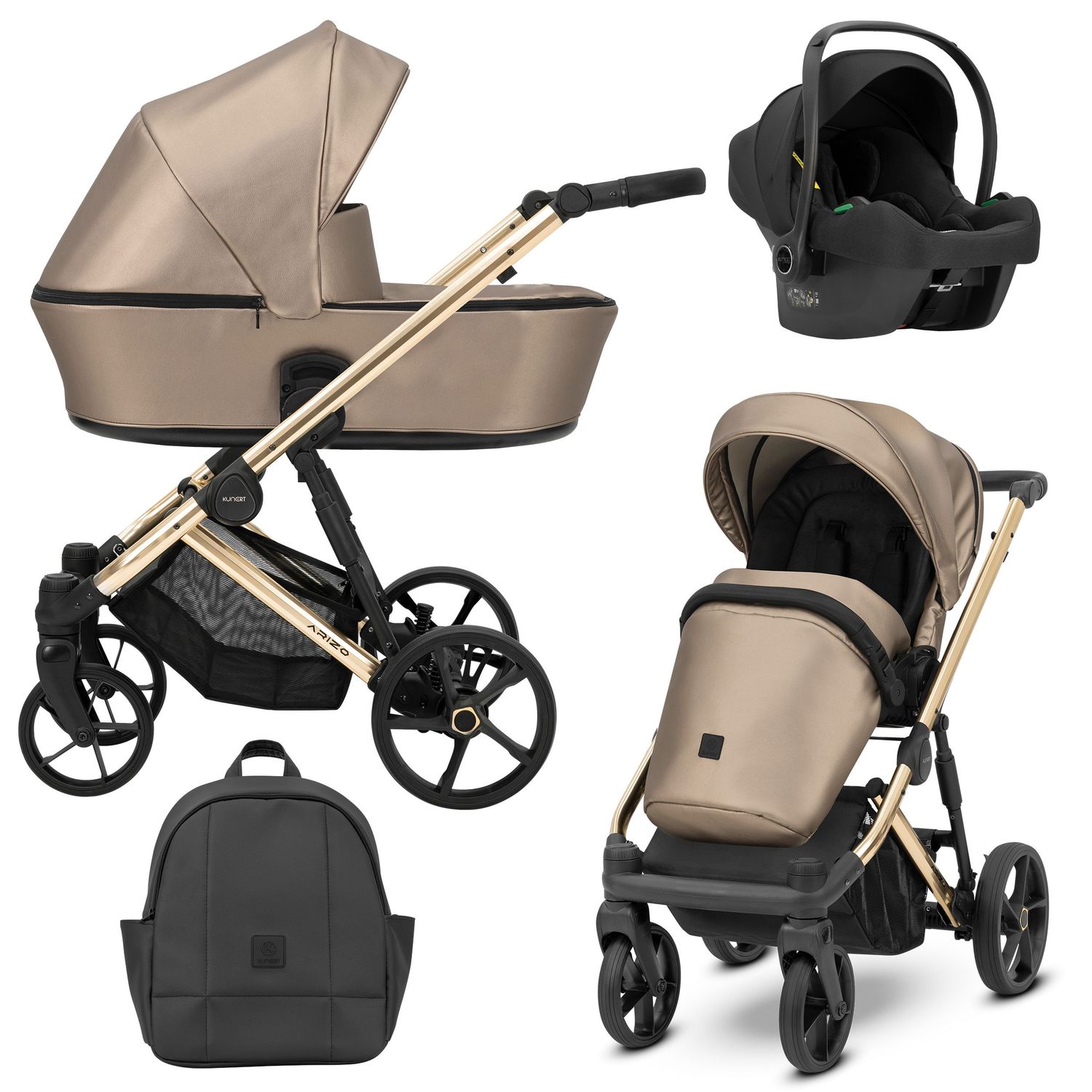 Trio Kunert Arizo Premium Cappuccino Ecopelle