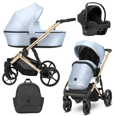 Trio Kunert Arizo Premium Azzurro Ecopelle
