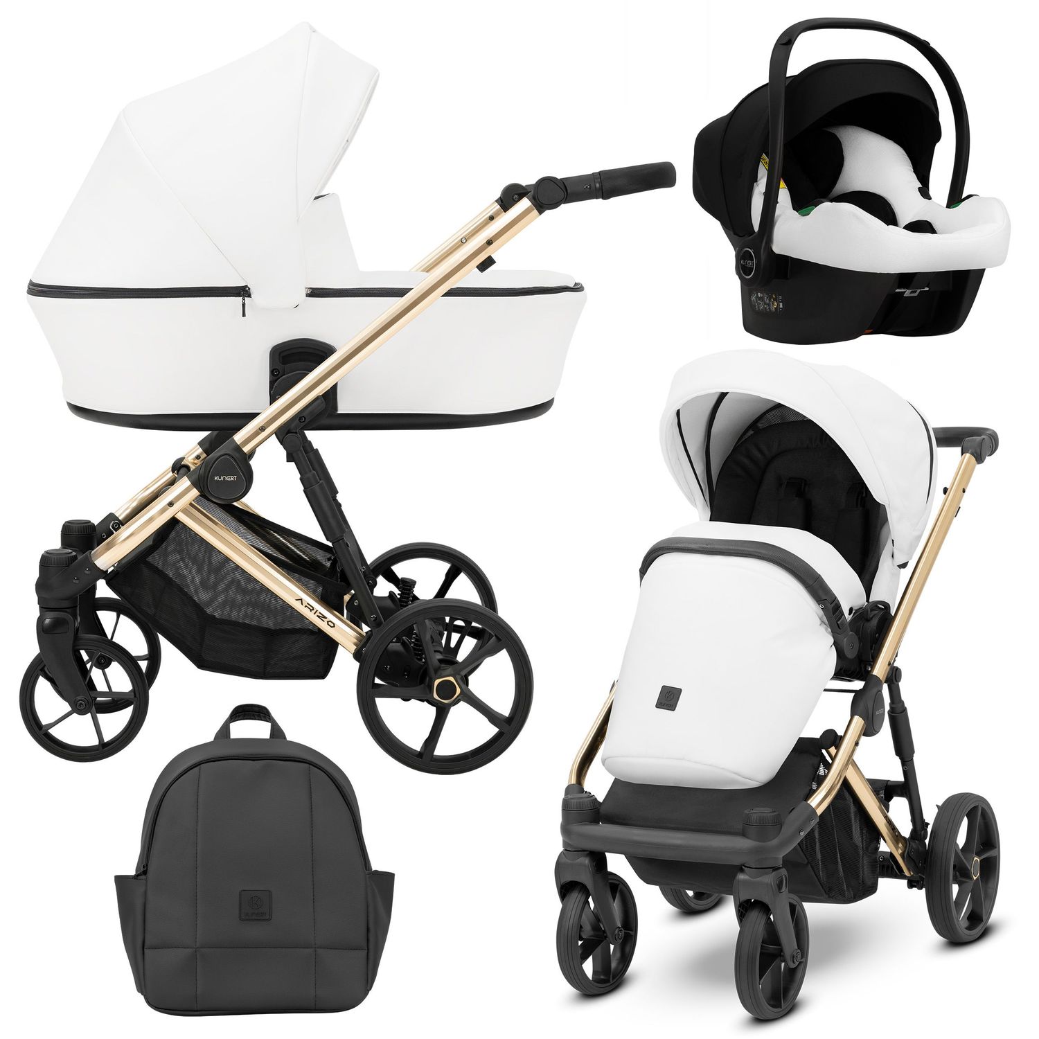 Trio Kunert Arizo Premium Bianco Ecopelle