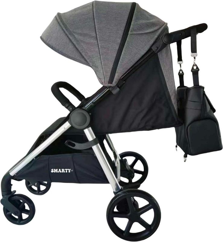 Leonie Passeggino Smarty 3.0 con Borsa Grigio e Cromo