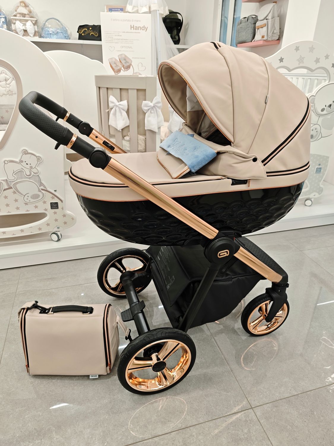 Trio Diamante Tortora con Fascia Personalizzata