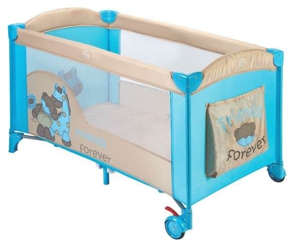 Lettino da viaggio Pisolo Celeste con Kit Doppia Altezza