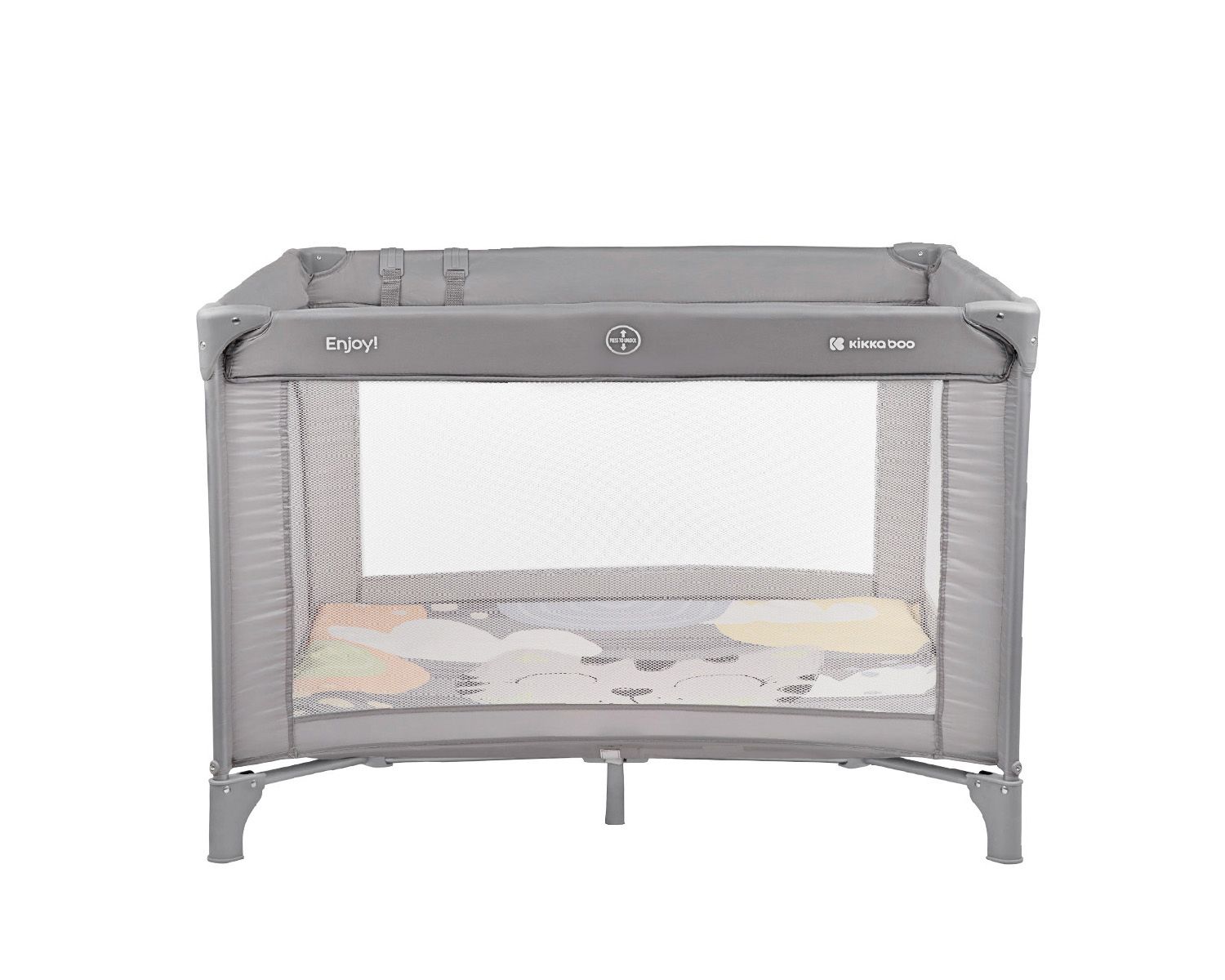 Box Lettino da viaggio Enjoy Grigio