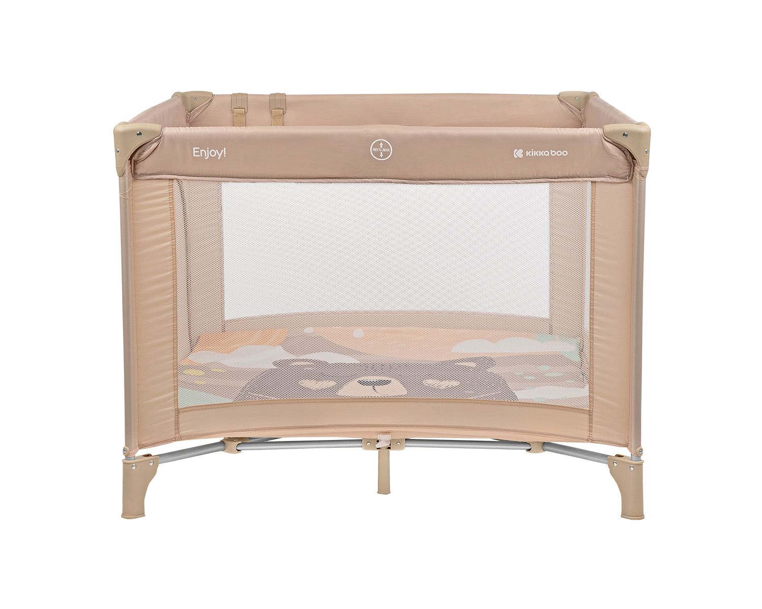 Box Lettino da viaggio Enjoy Grigio