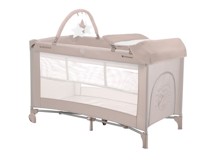 Lettino da viaggio So Gifted Plus Tortora con Kit Doppia Altezza